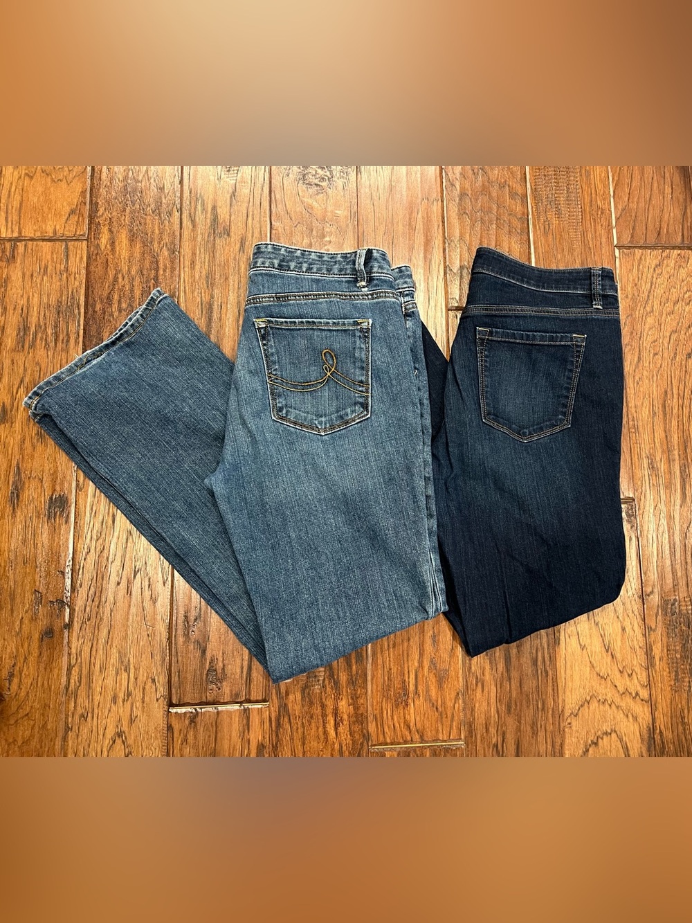 LOFT Women’s Bootcut Jeans - Mid & Dark Wash